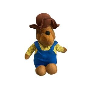 1982 Fisher-Price Toys Berenstain Bears Papa Plush 13" 778 Stuffed Bear Toy Doll